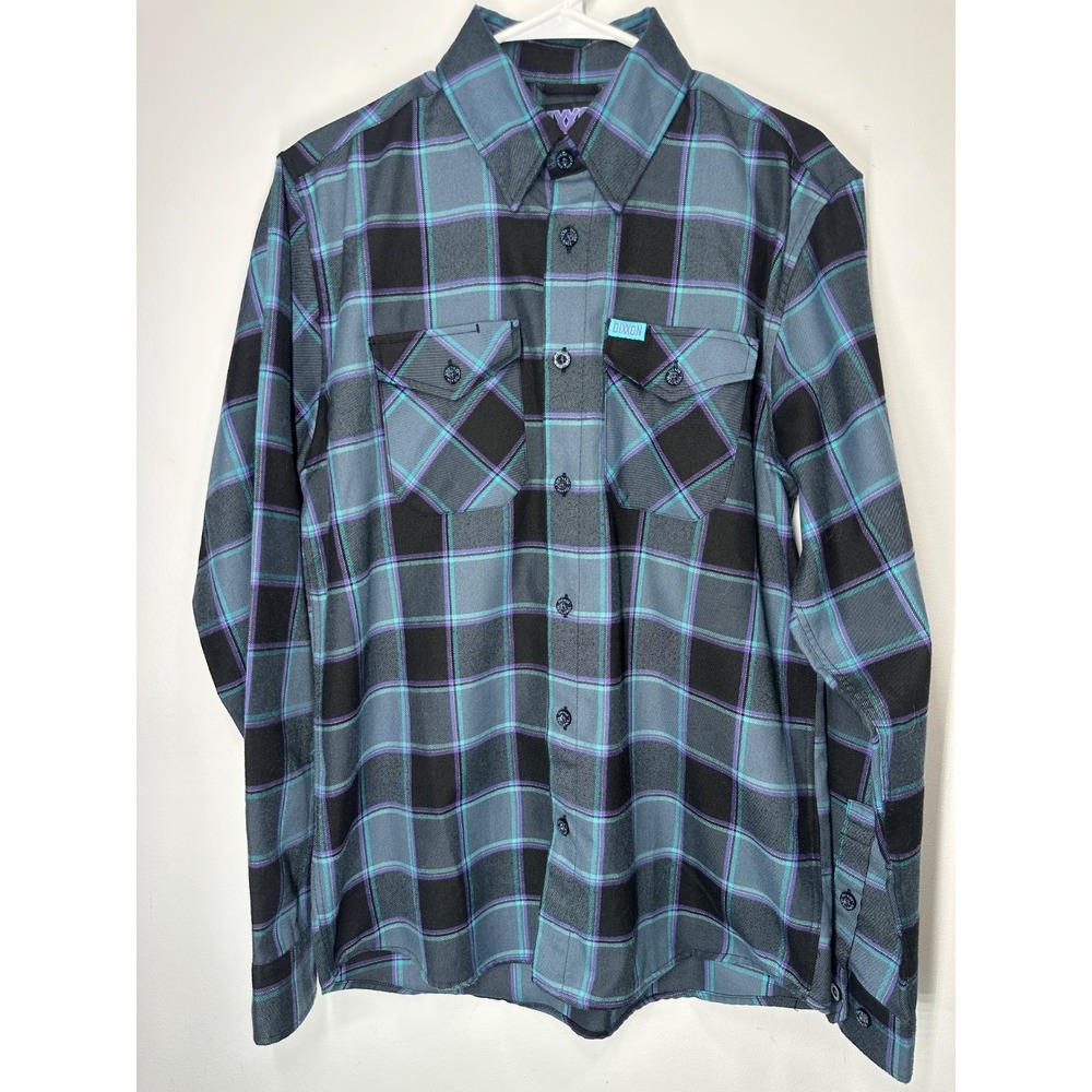 Dixxon Flannel Resilience Long Sleeve Blue Purple‎ - Medium